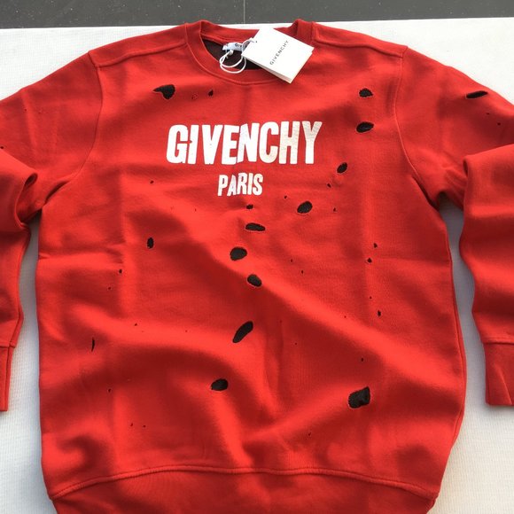 givenchy sweatshirt red